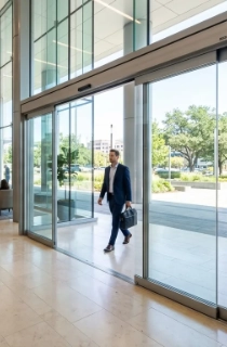 Portes automatiques piétonnes en Ille-et-Vilaine