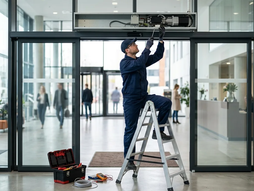 Installation de portes et fermetures automatiques par FDM 35